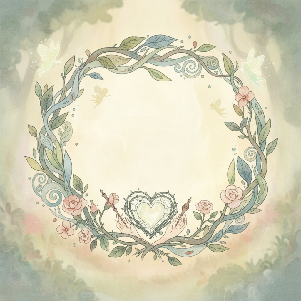 Ghibli-style decorative element for i 040.