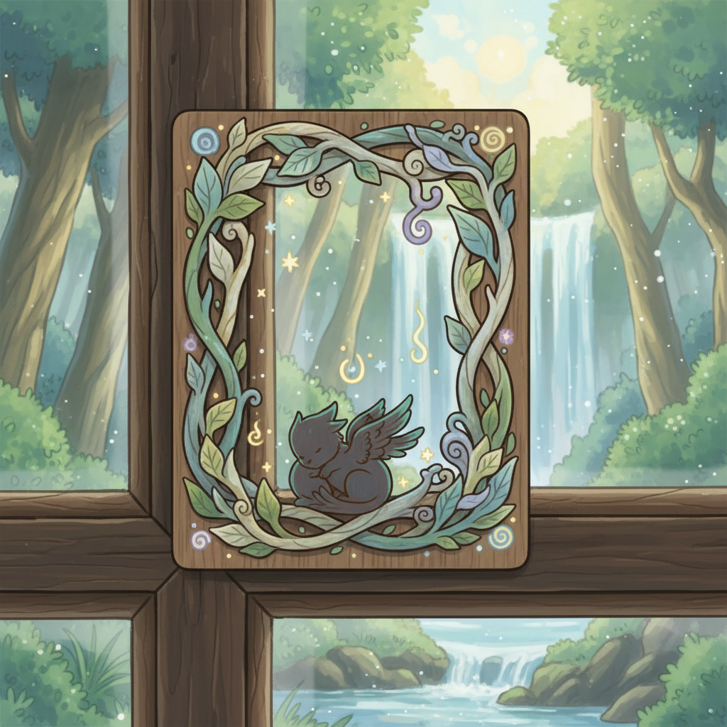 Ghibli-style decorative element for i 203.