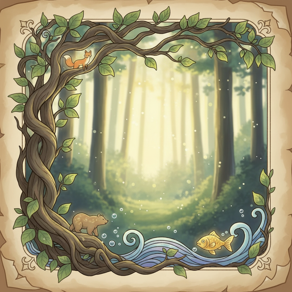 Ghibli-style decorative element for i 106.