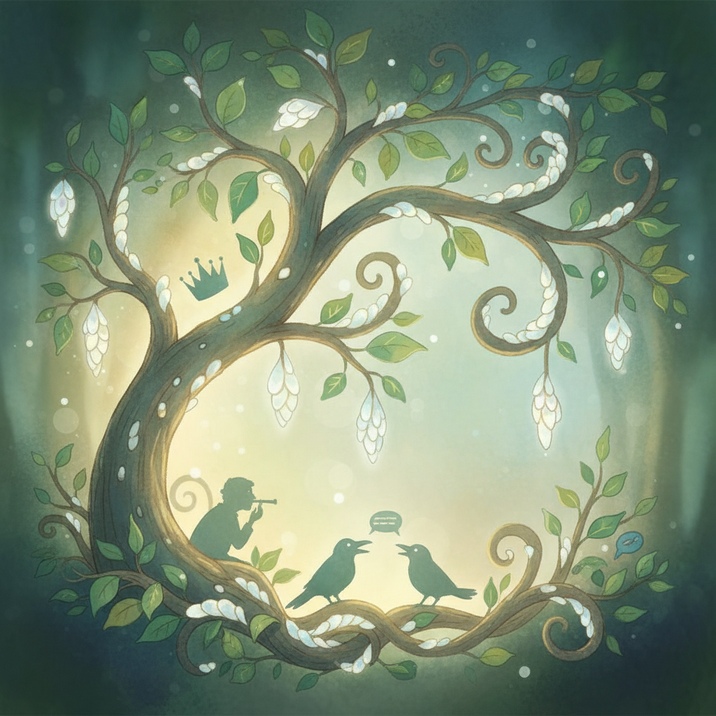 Ghibli-style decorative element for i 061.