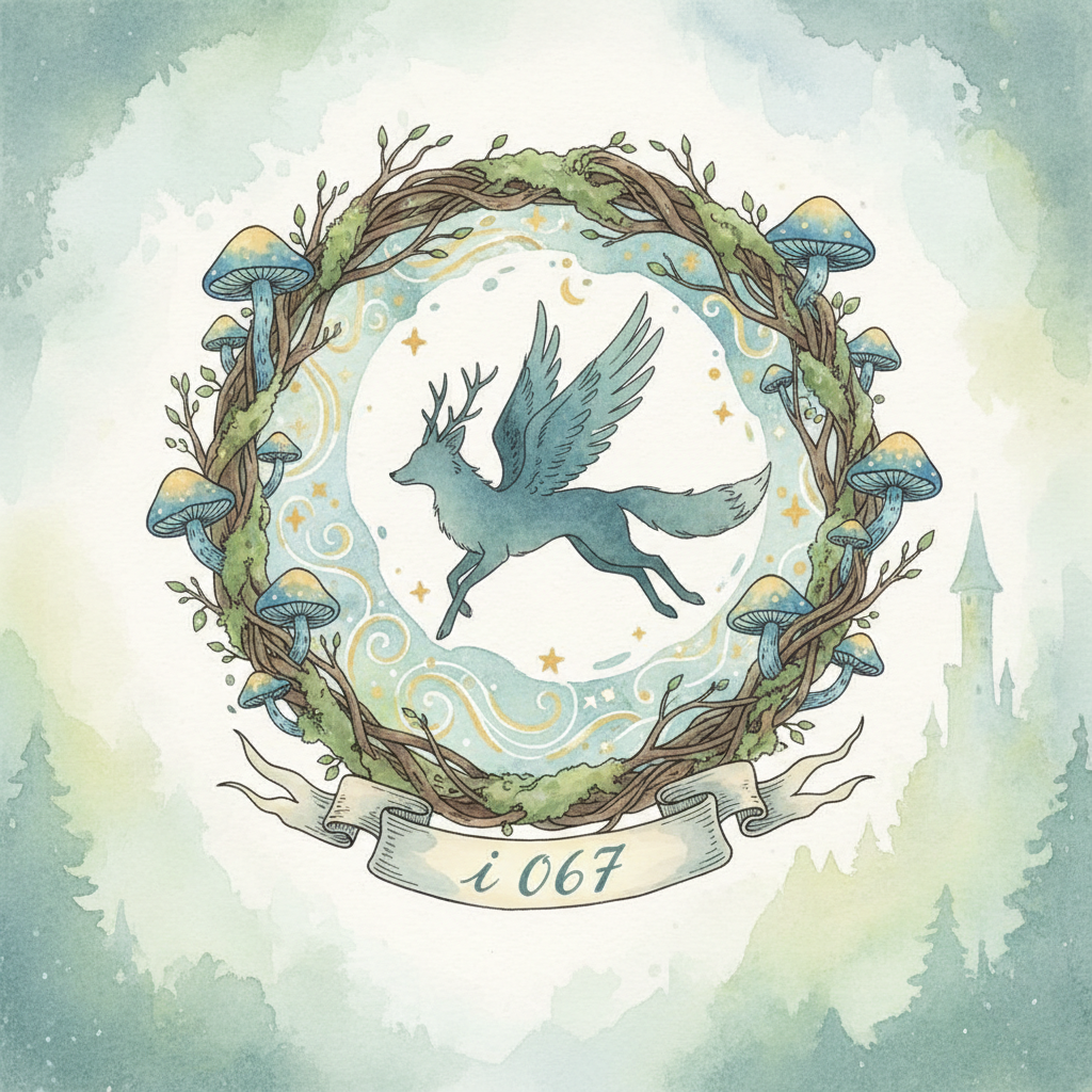 Ghibli-style decorative element for i 360.