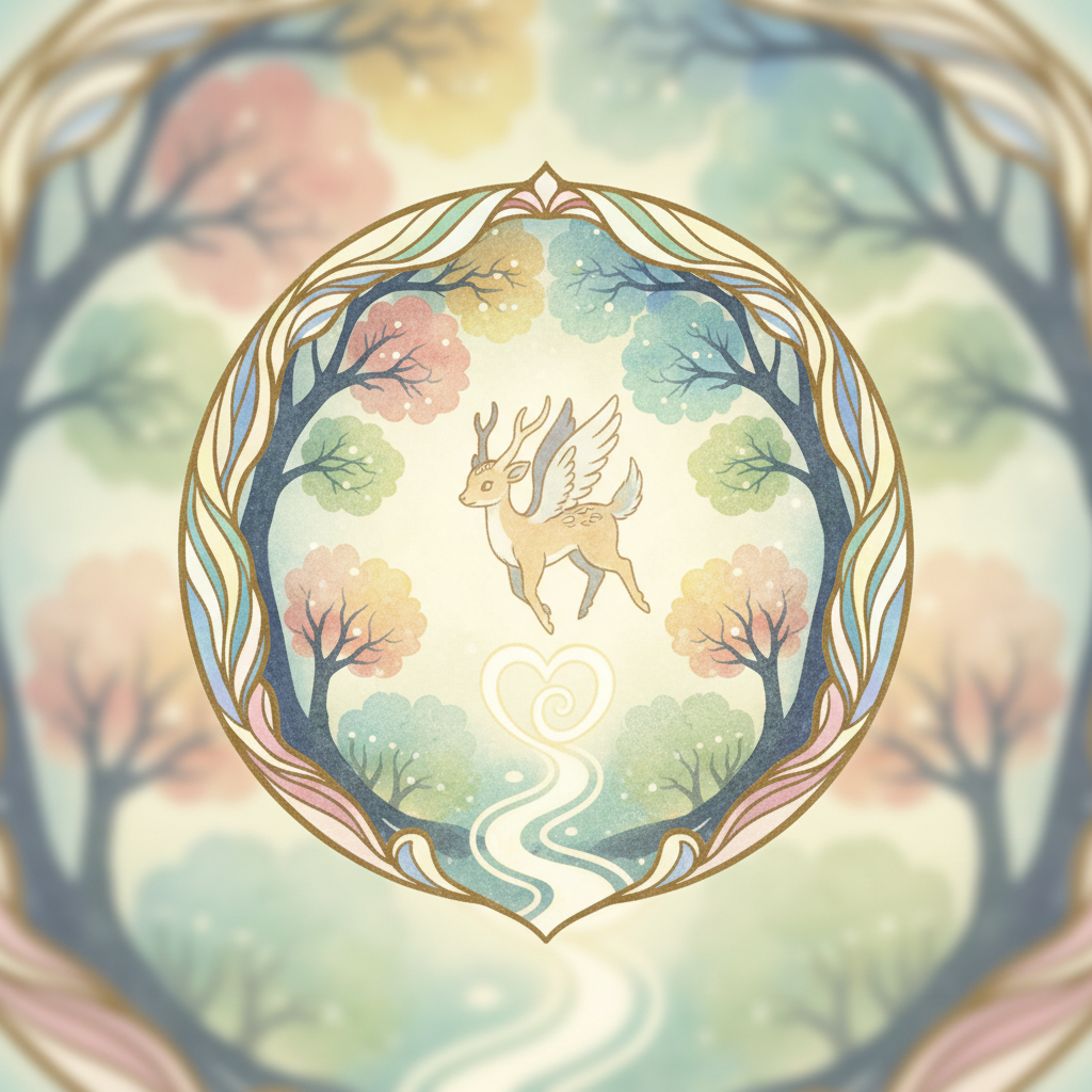 Ghibli-style decorative element for i 217.