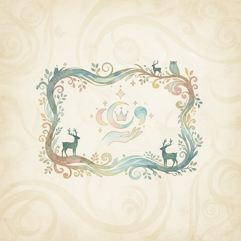 Ghibli-style decorative element for i 318.