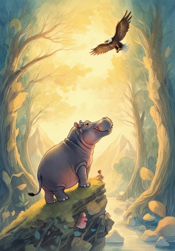 Cover: The Ambitious Hippopotamus