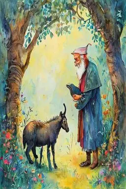 The Old Man, His Son and the Ass