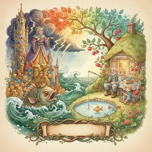 Fisherman Plunk and His Wife