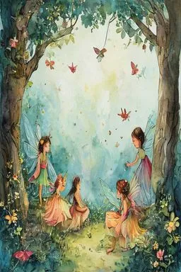 Cover: THE CAPTURED FAIRIES