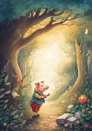 THE WISE LITTLE PIG