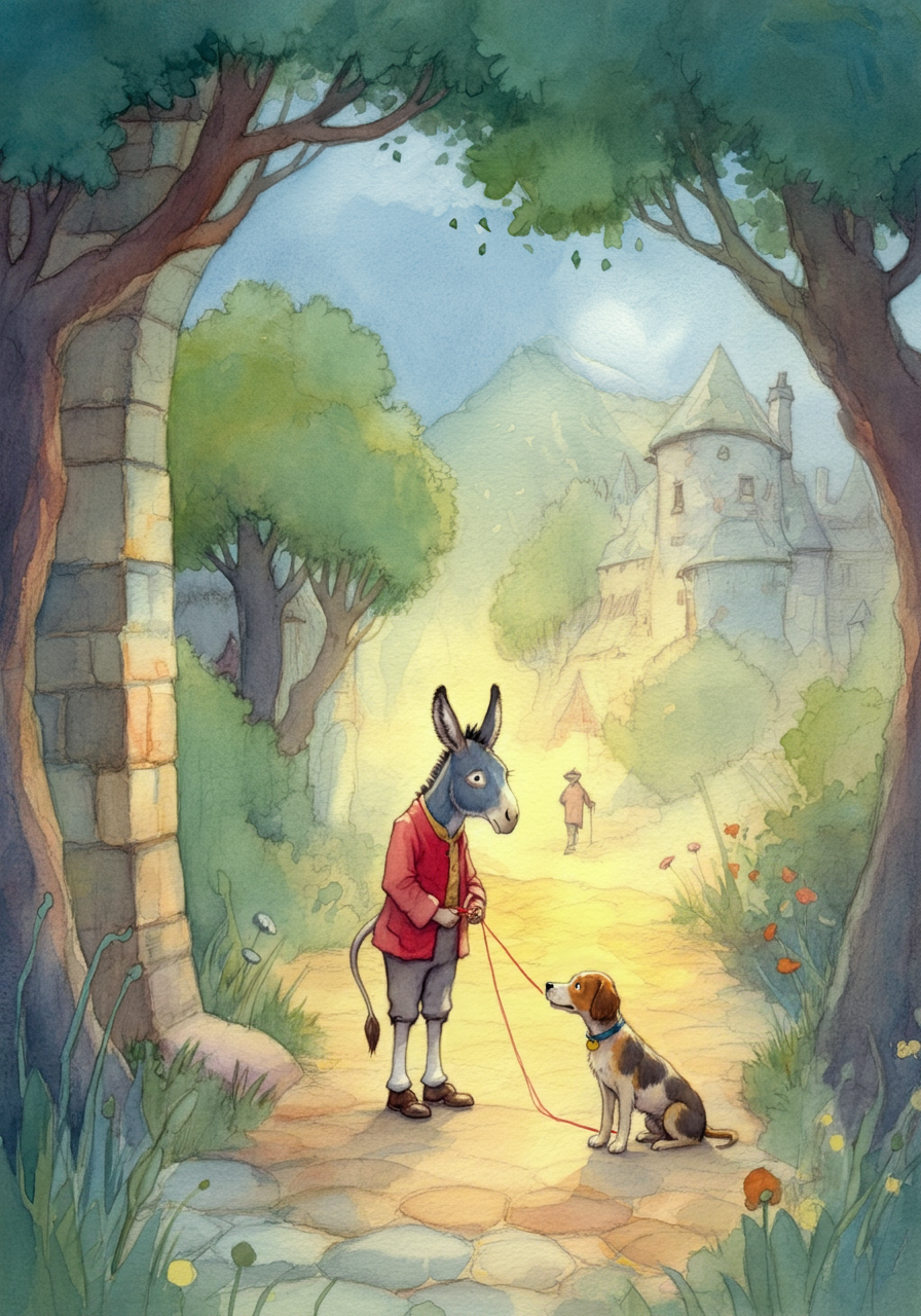 The Ass and the Little Dog