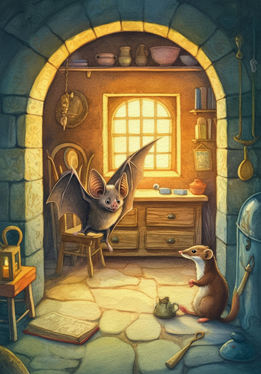 The Bat and the Two Weasels