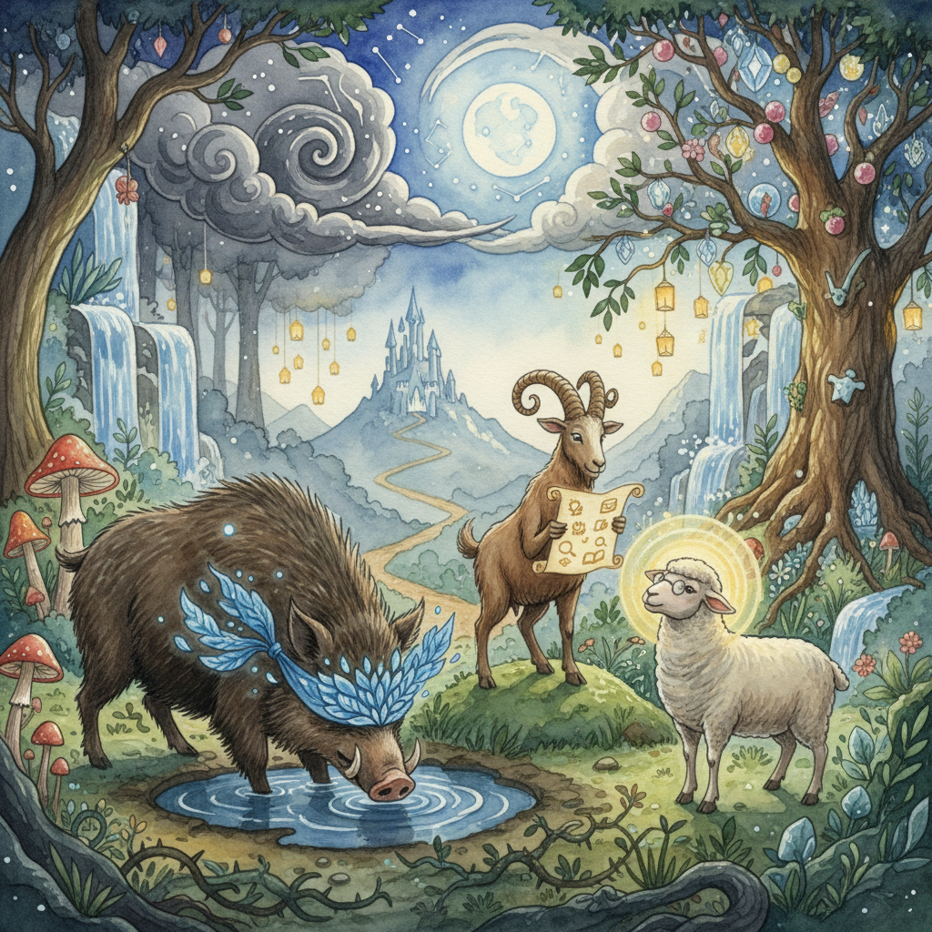 The Hog, the Goat, and the Sheep