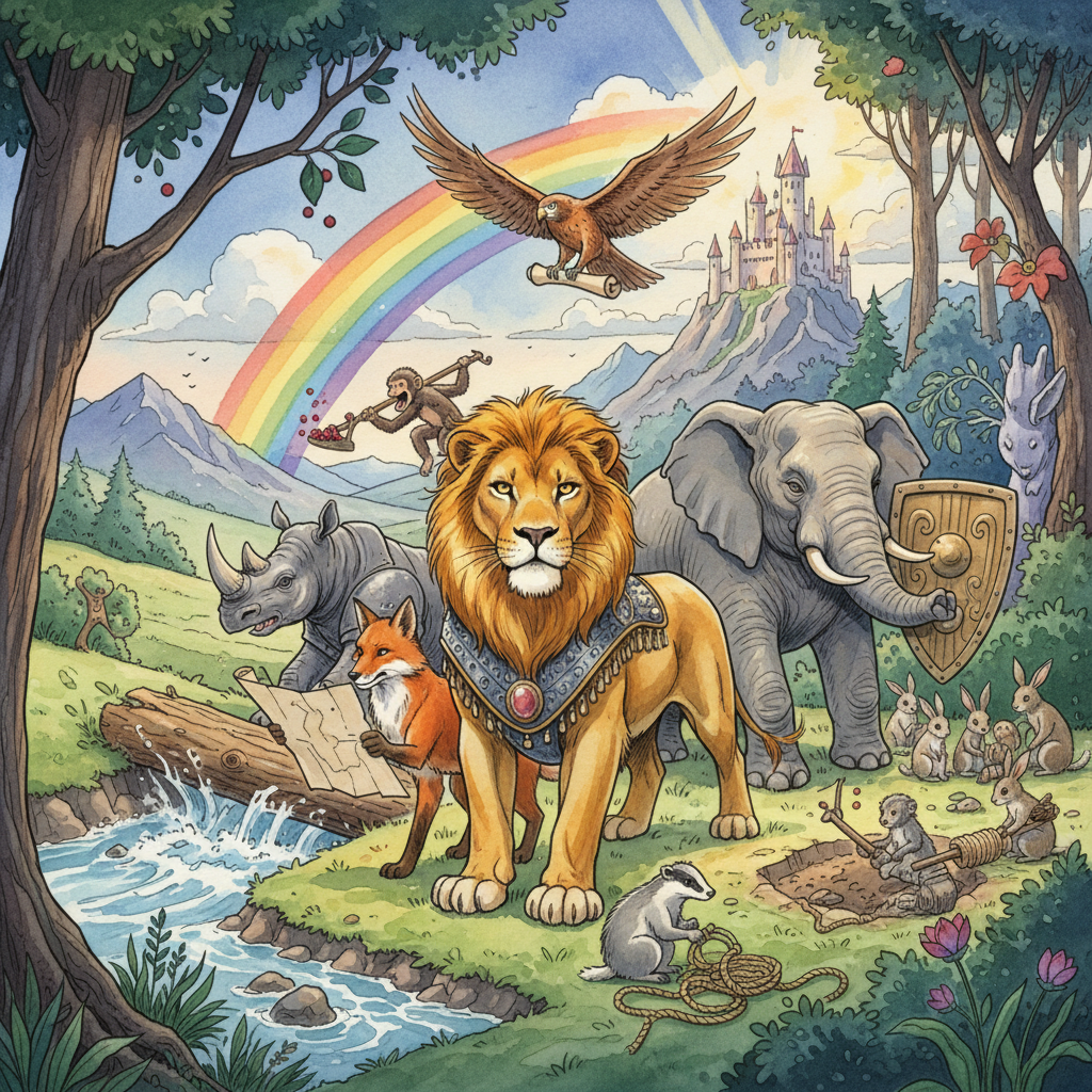 The Lion Going to War