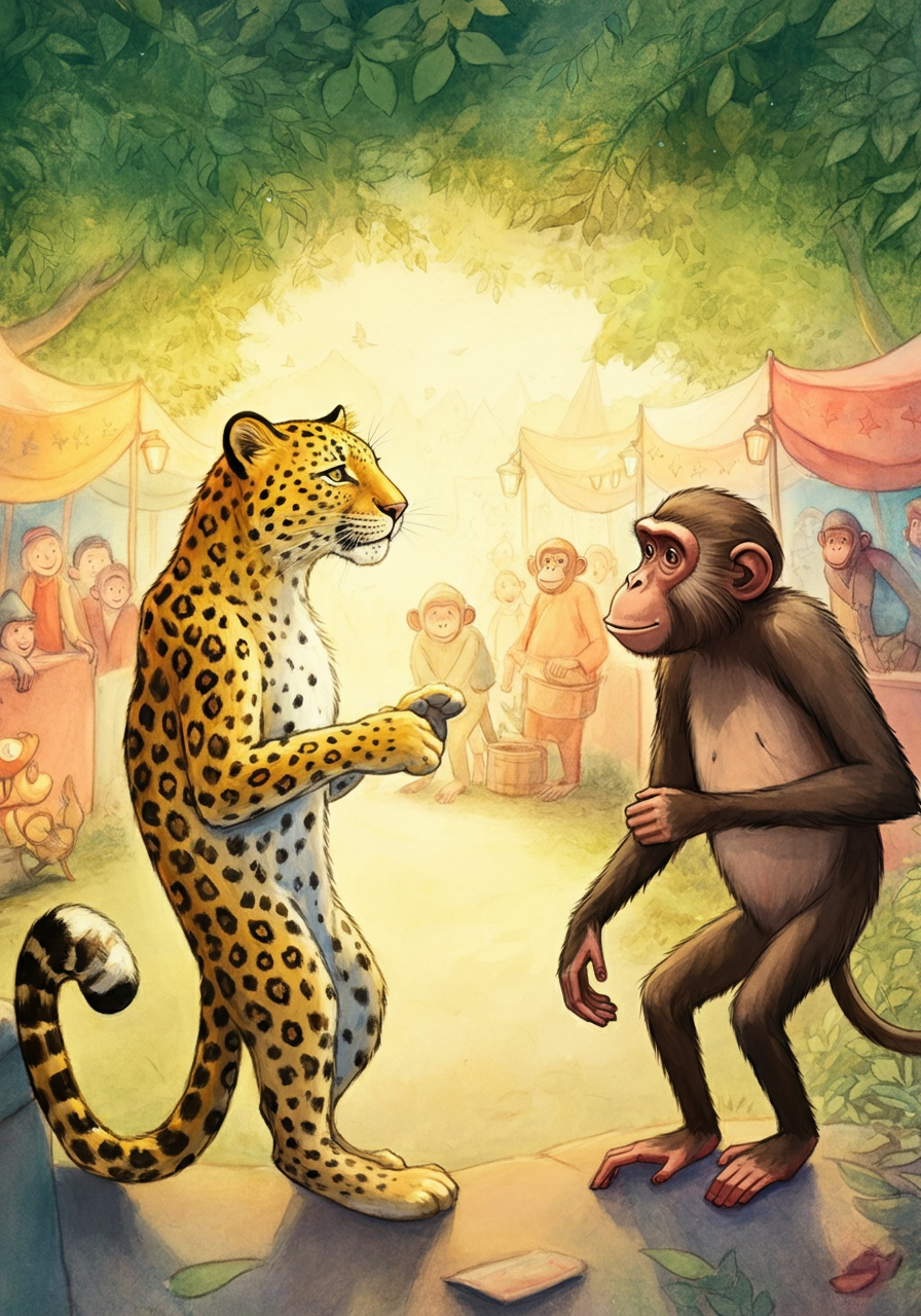 The Monkey and the Leopard
