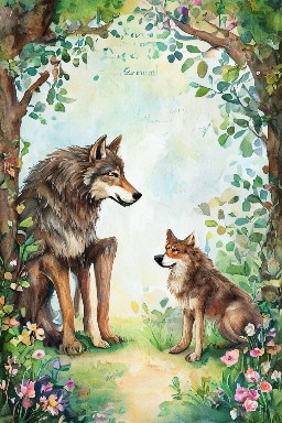 The Wolf and the Lean Dog