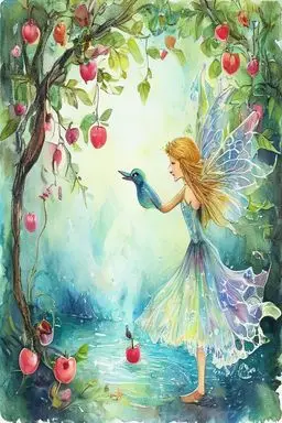 THE DANCING WATER, THE SINGING APPLE, and THE SPEAKING BIRD