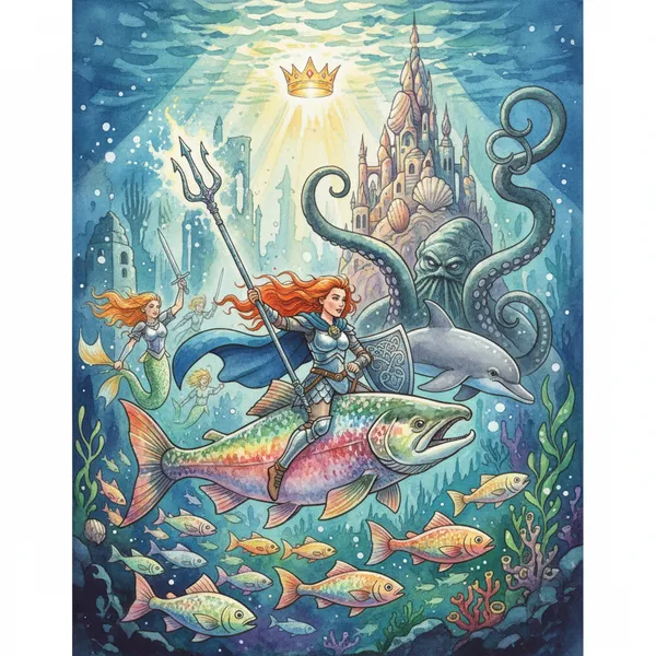 Cover: THE KING of THE FISHES