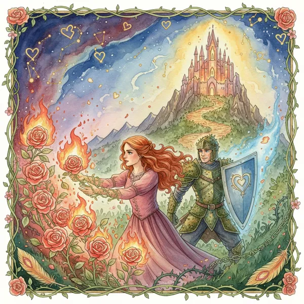 Cover: THE BURNING ROSE