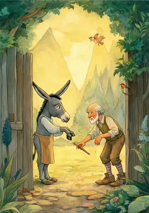 THE DONKEY and HIS MASTERS