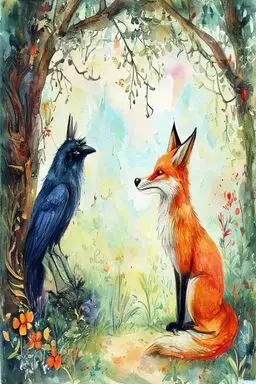 THE FOX and THE CROW