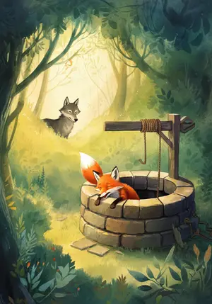 THE FOX in THE WELL