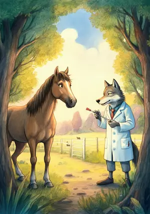 THE HORSE and THE WOLF