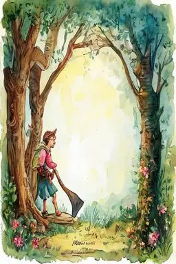 THE WOODMAN and HIS AX