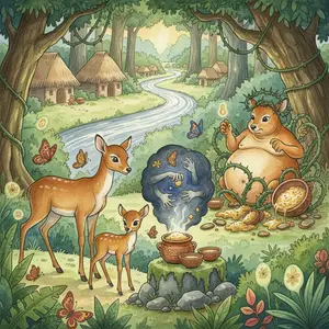 GREEDY FAWN and the PORRIDGE