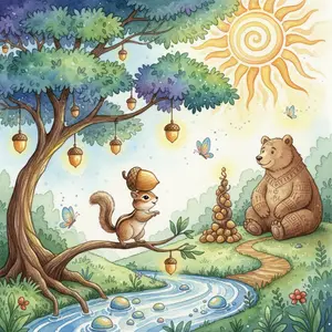 WHY the CHIPMUNK HAS BLACK STRIPES