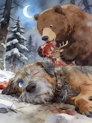 The Bear, the Dog and the Cat