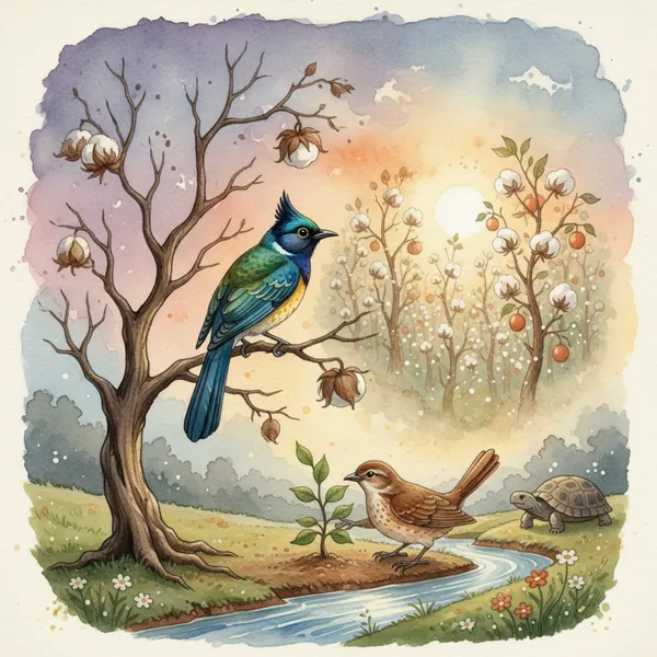 Cover: THE BULBUL and THE COTTON-TREE