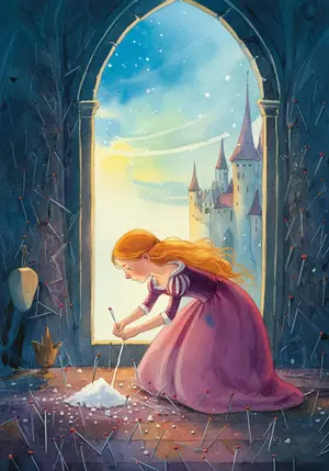 THE PRINCESS WHO LOVED HER FATHER LIKE SALT