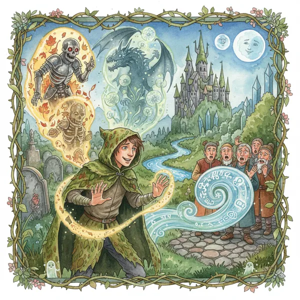 THE CLEVER NECROMANCER poster