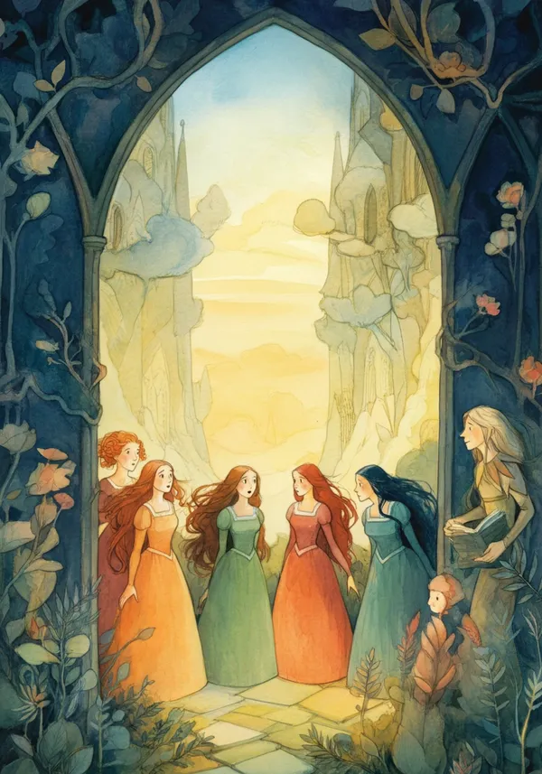 Cover: THE SEVEN STUDIOUS SISTERS