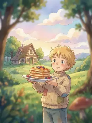 THE PLATE of PANCAKES