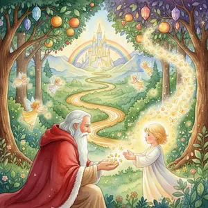 SANTA CLAUS and the CHRIST-CHILD