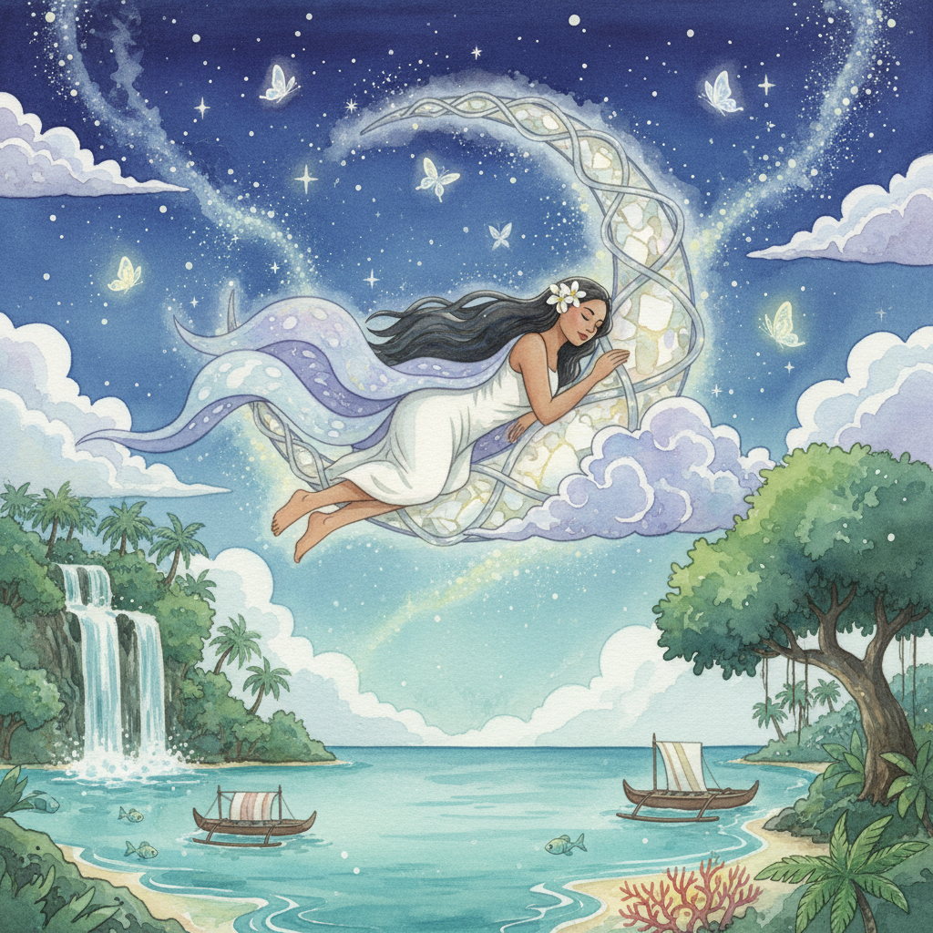 Hina, the Woman in the Moon