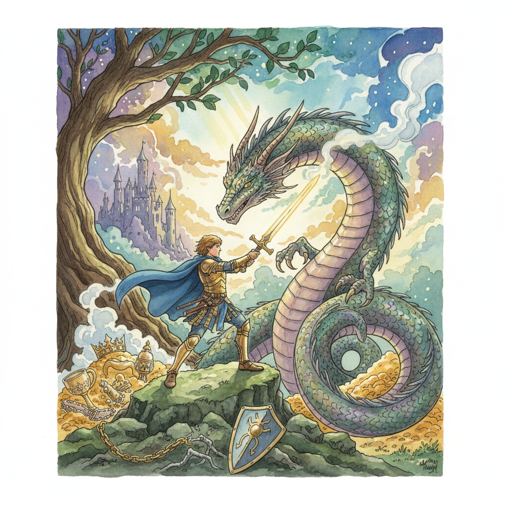 THE SWORD GRAM and THE DRAGON FAFNIR