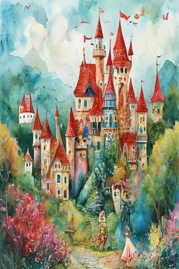 THE TOWN of THE RED CASTLE