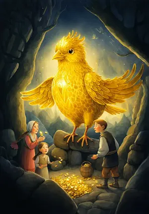 THE BIRD with THE GOLDEN GIZZARD