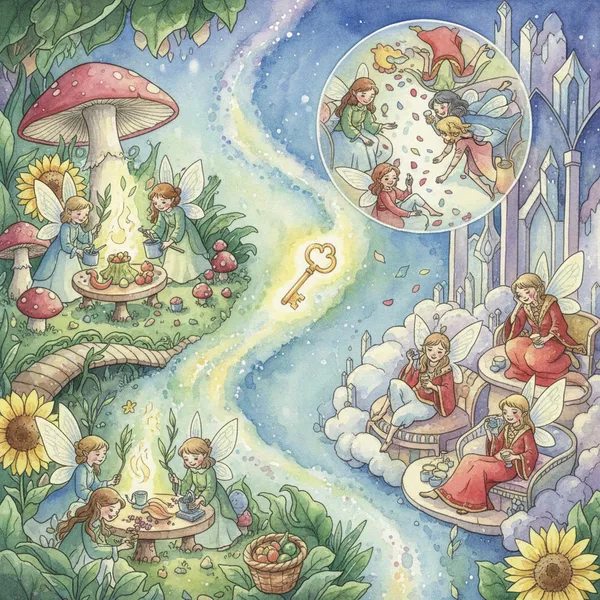 Cover: THE FAIRIES WHO CHANGED PLACES