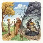 THE LITTLE MAN in BROWN, or THE BOY WHO LIED