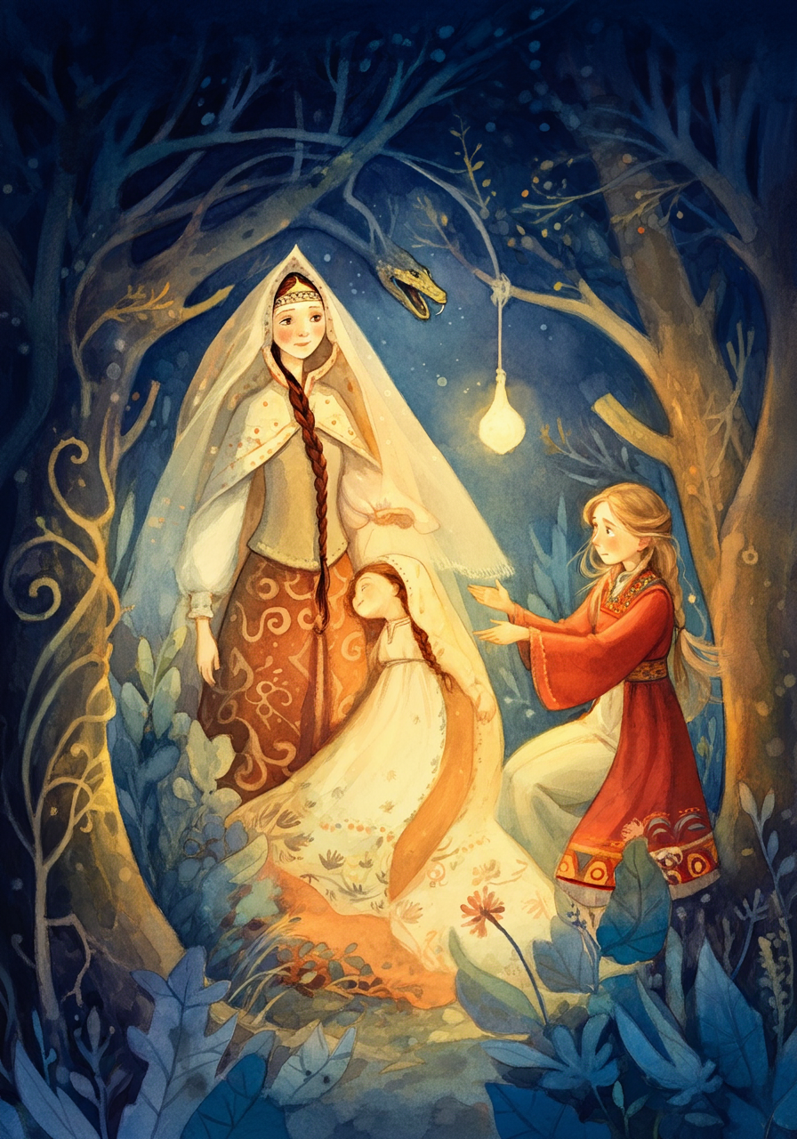 THE SERPENT-TSAREVICH and HIS TWO WIVES