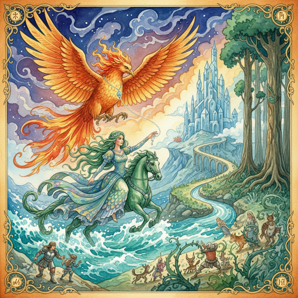 THE STORY of TREMSIN, THE BIRD ZHAR, and NASTASIA, THE LOVELY MAID of THE SEA