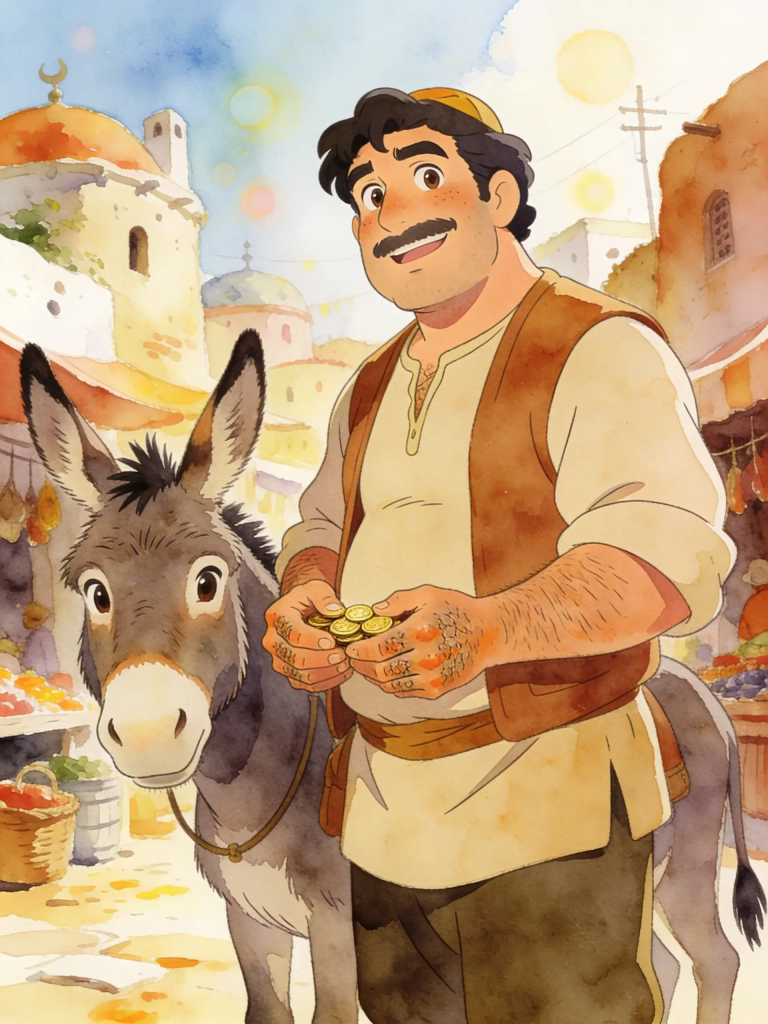 The Tale of the Sharpers with the Shroff[474](#linknote-474) and the Ass