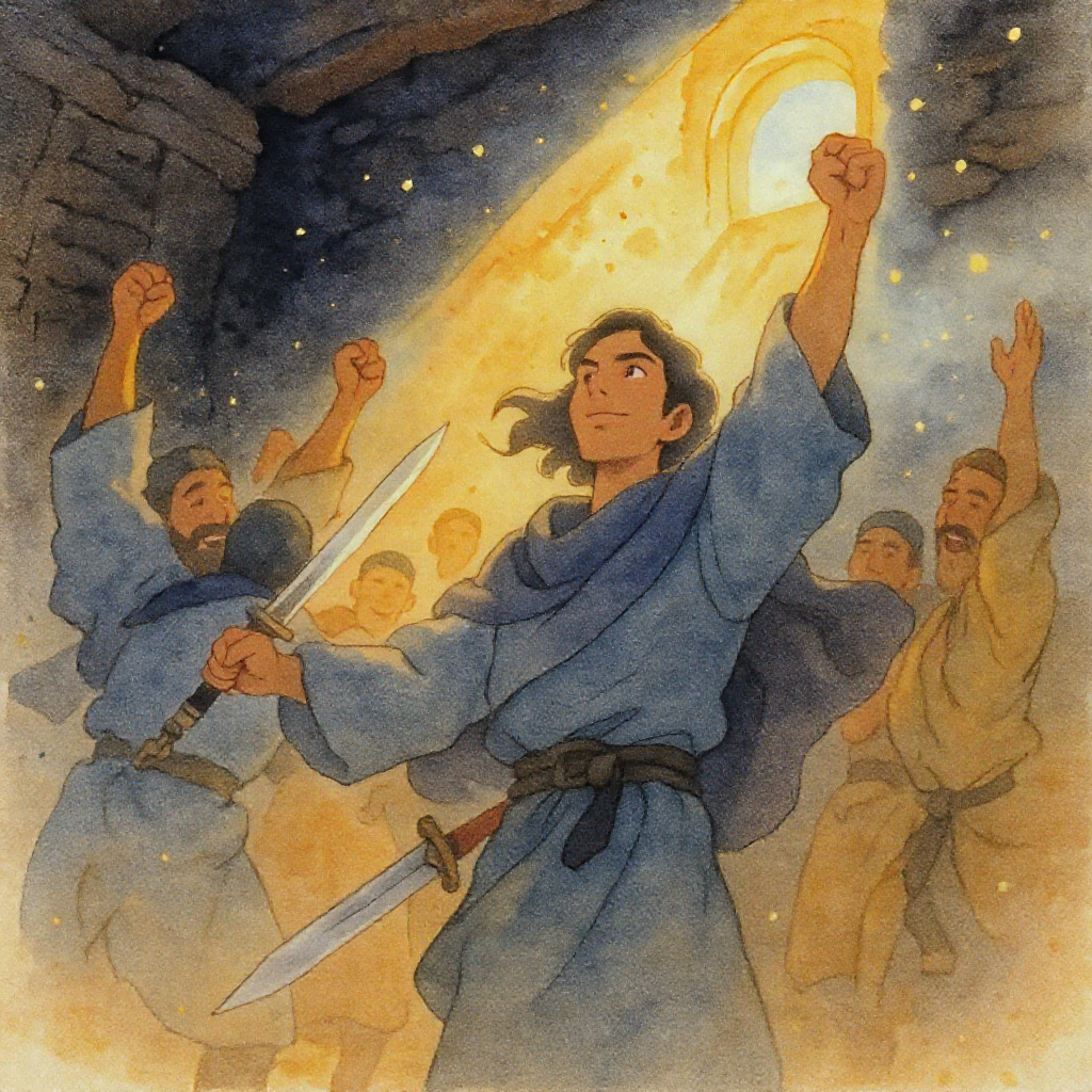 The end of the Five Hundred and Ninety-fifth Night