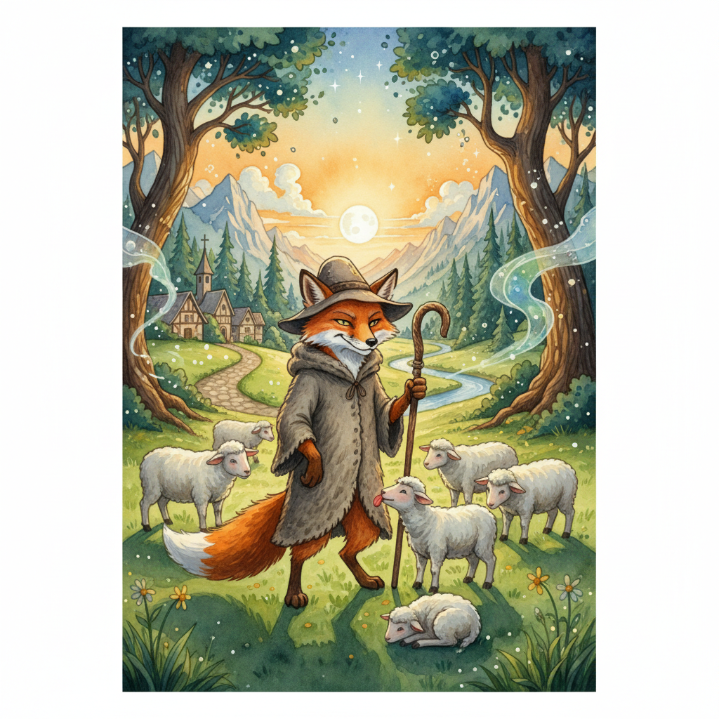 The Fox Turned Shepherd