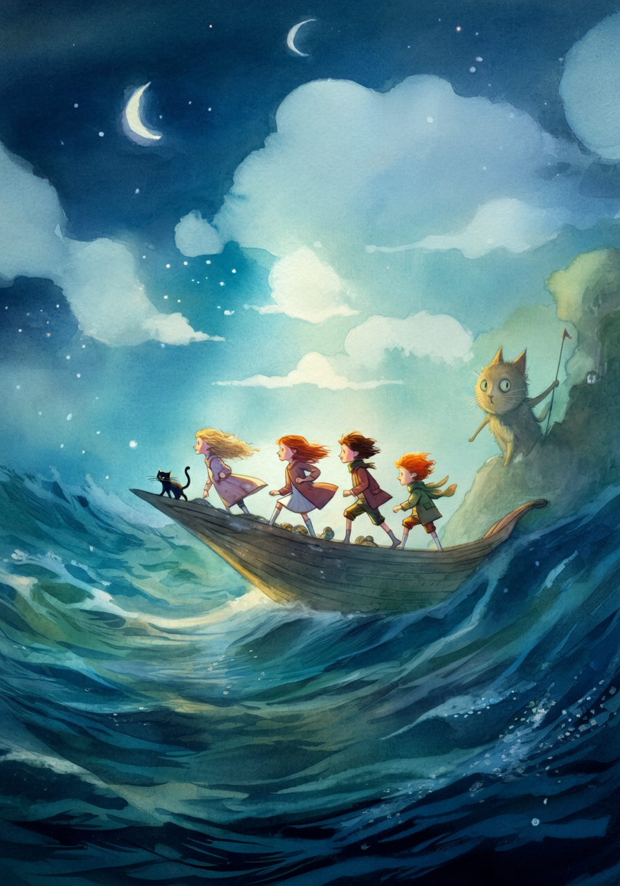 The Story of the Four Little Children Who Went Round the World