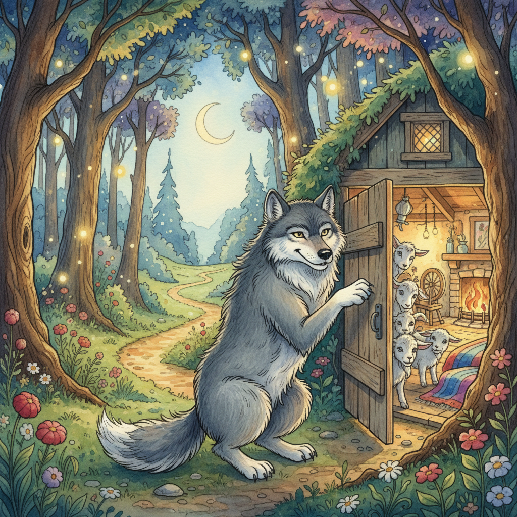 The Wolf and the Seven Kids