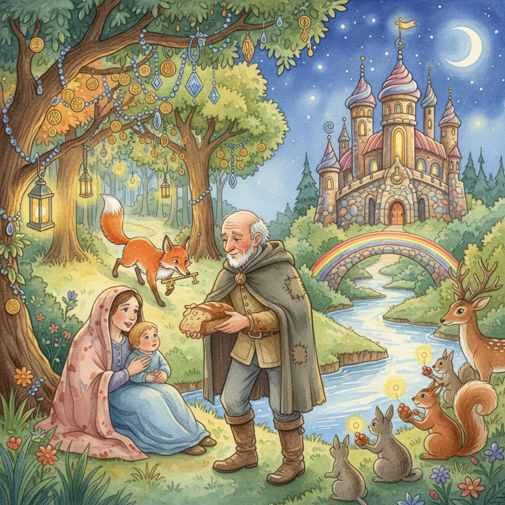 THE POOR MAN AND HIS FRIEND IN NEED