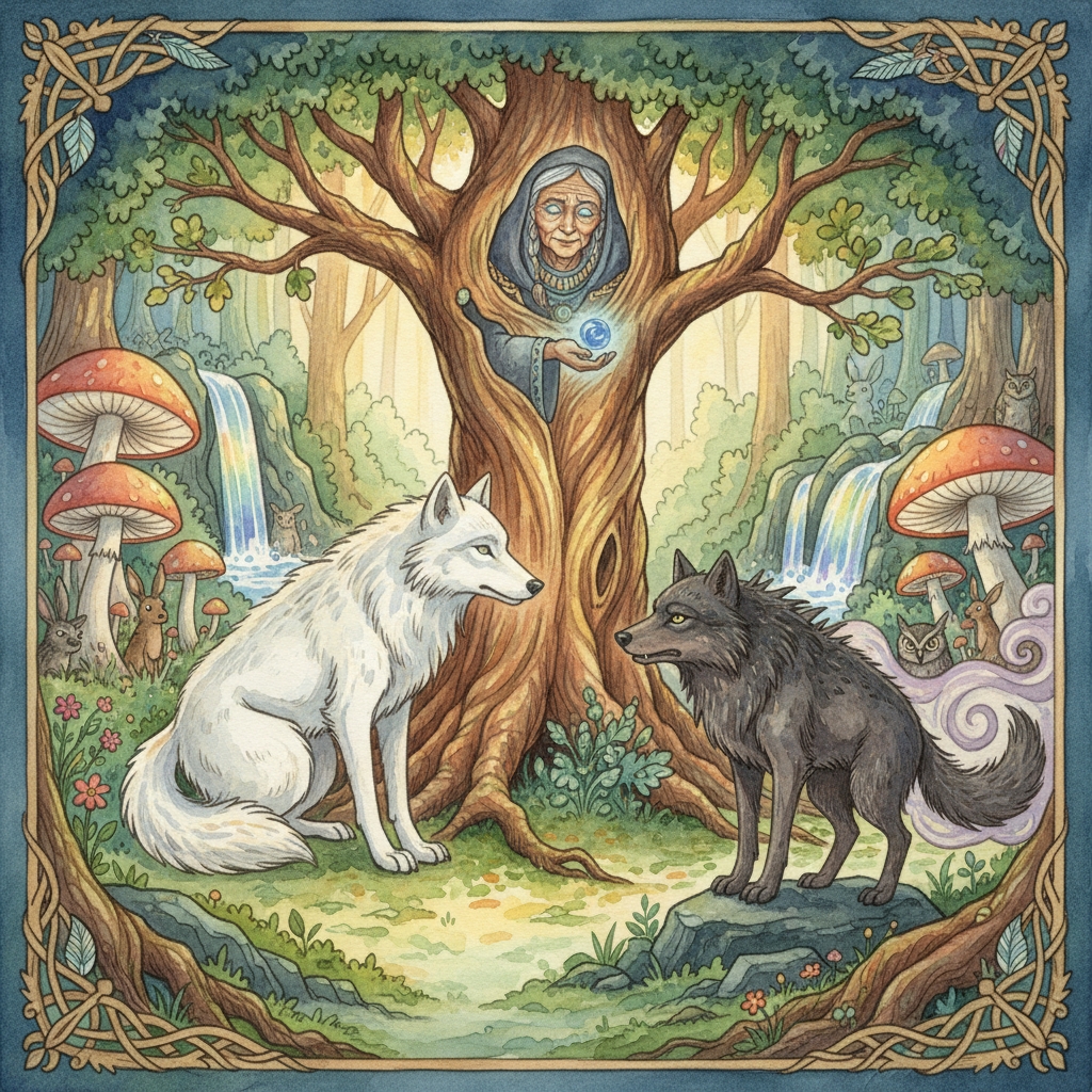 MANAIBOZHO IS CHANGED INTO a WOLF